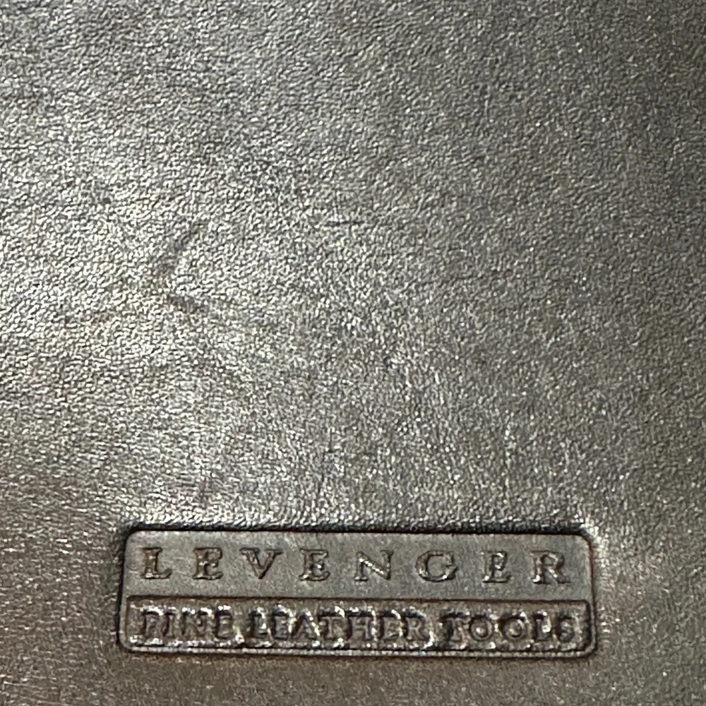 Levenger Black Leather Men's Bag